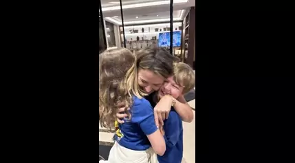 See the moment Savannah Guthrie surprised her kids with a trip to Paris for the Olympics