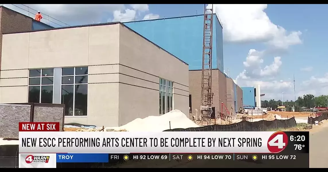 ESCC Performing Arts Center to be complete by spring semester