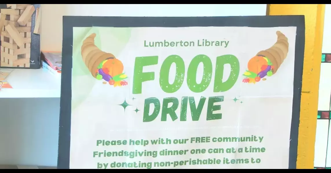 Friends of the Lumberton Library starting food drive for Friendsgiving