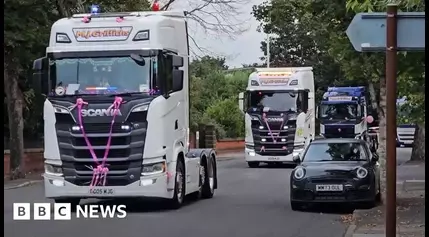 Colourful convoy raises money in memory of attack victims