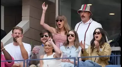 In their tennis era, Taylor Swift and Travis Kelce cheer at U.S. Open final