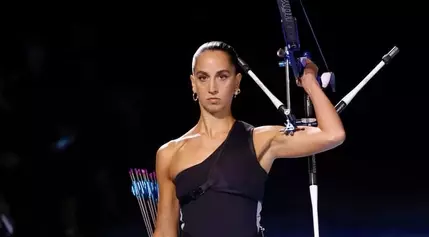 Dior features live archery in tribute to women in sport at Paris Fashion Week