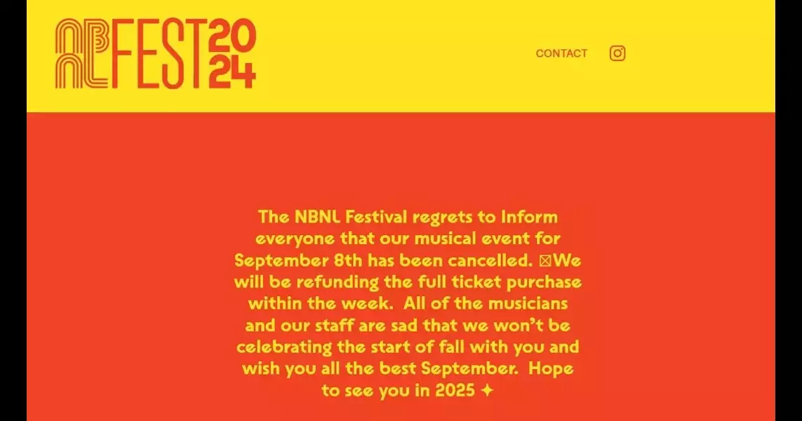 NBNL Music Festival canceled days before event