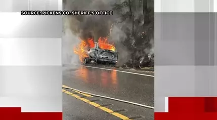 Deputy turns hero, saves K-9 partner from burning patrol car in Pickens County