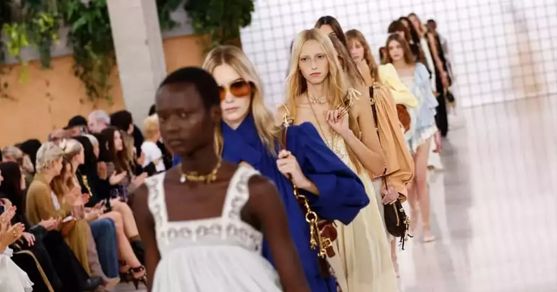 Chloé brings back bloomers, blousons and baby blue at Paris Fashion Week