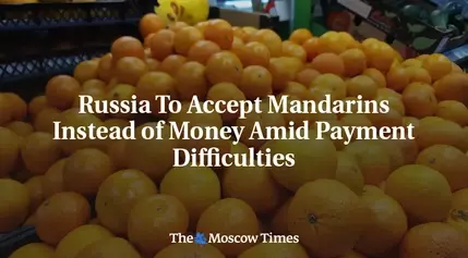 Russia To Accept Mandarins Instead of Money Amid Payment Difficulties