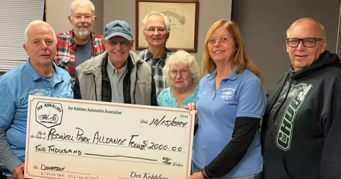 Car Club Donates To Roswell Park Alliance Foundation