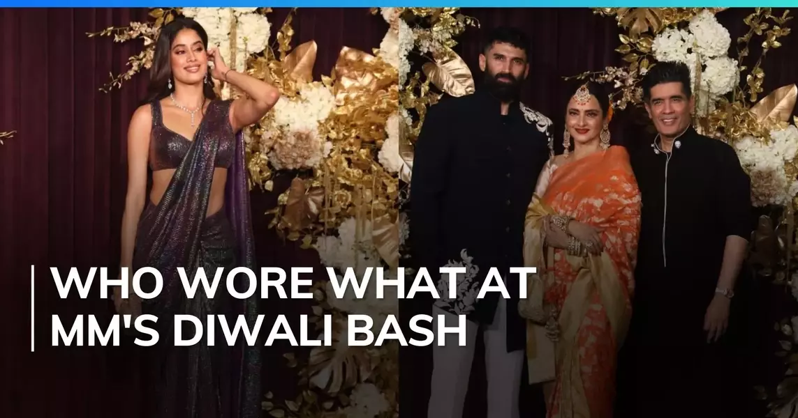 Shahid Kapoor-Mira Rajput to Rekha: Celebs bring glam and style to Manish Malhotra‘s Diwali bash