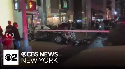 Car smashes into TD Bank in Chinatown, injuring at least 1