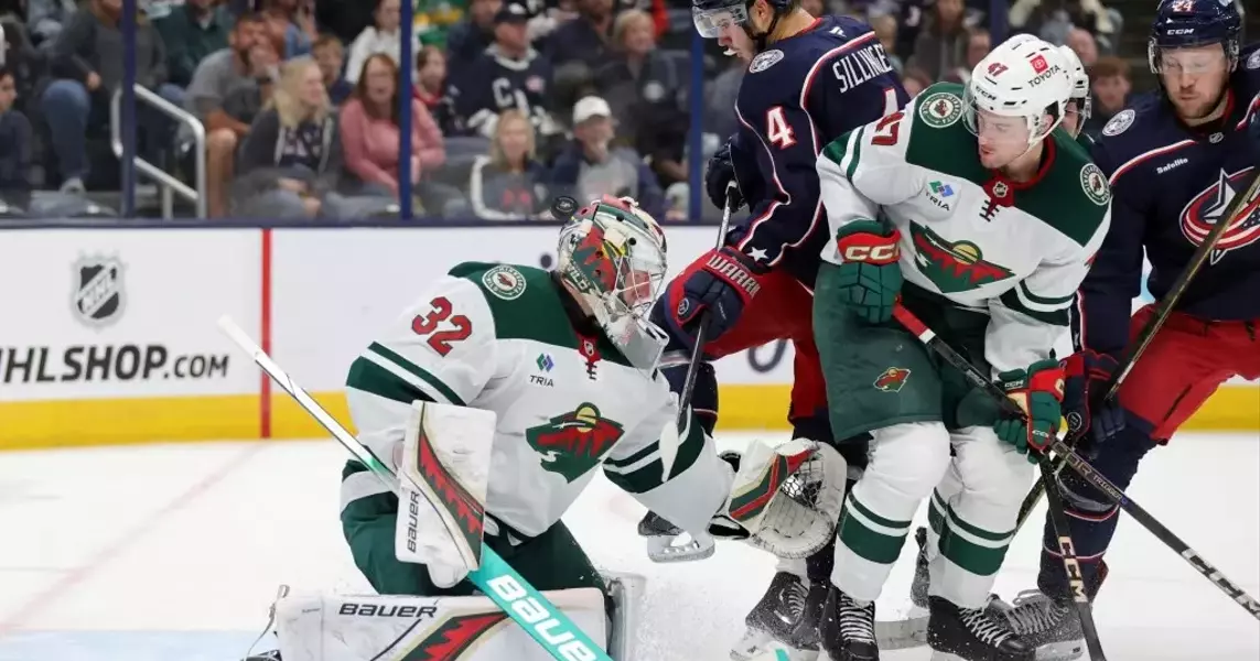 Wild beat Columbus, 3-1, to extend points streak to five games