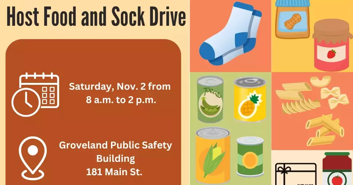 Groveland's Annual Food and Sock Drive: Nourishing the Community and Warming the Hearts of Veterans