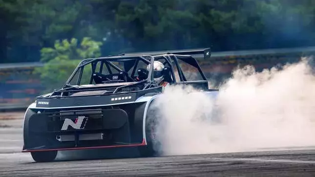 Hyundai's Electrifying Drift Machine: The RN24 Concept Unleashes Thrilling Performance