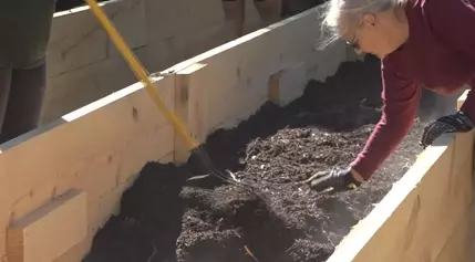 Community garden now built and seeded along Chestnut Street to address food insecurity in grocery desert