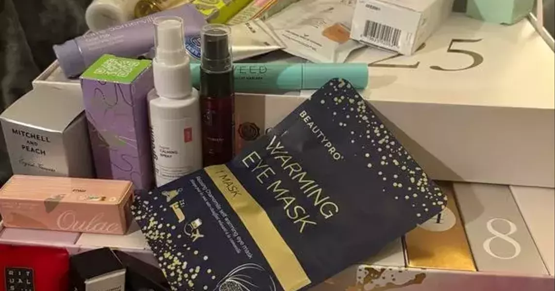 I unboxed everything inside the £70 GLOSSYBOX beauty advent calendar worth £585