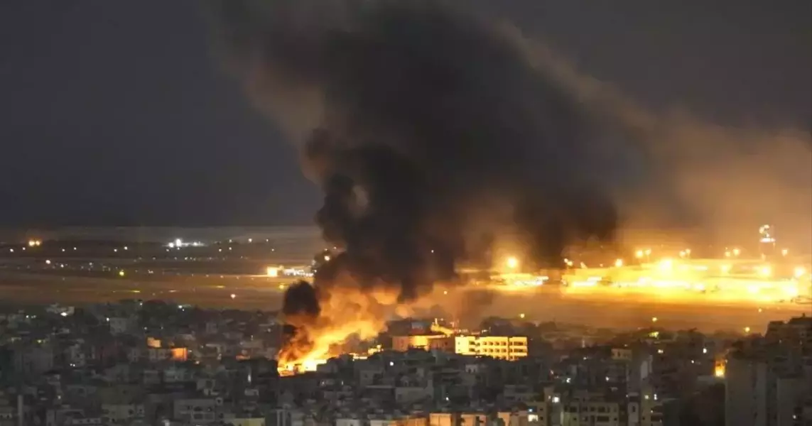 Israel launches airstrikes on Beirut, saying it’s targeting Hezbollah’s financial arm