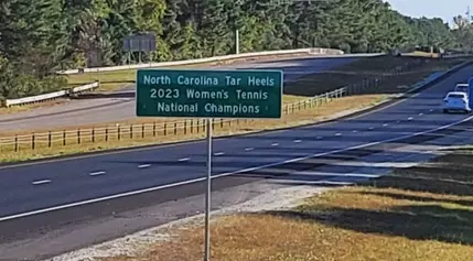 Commemorating Tar Heel Glory: The Story Behind the I-40 Championship Sign