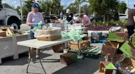 Jewish Federation Food Drive  Draws Hundreds