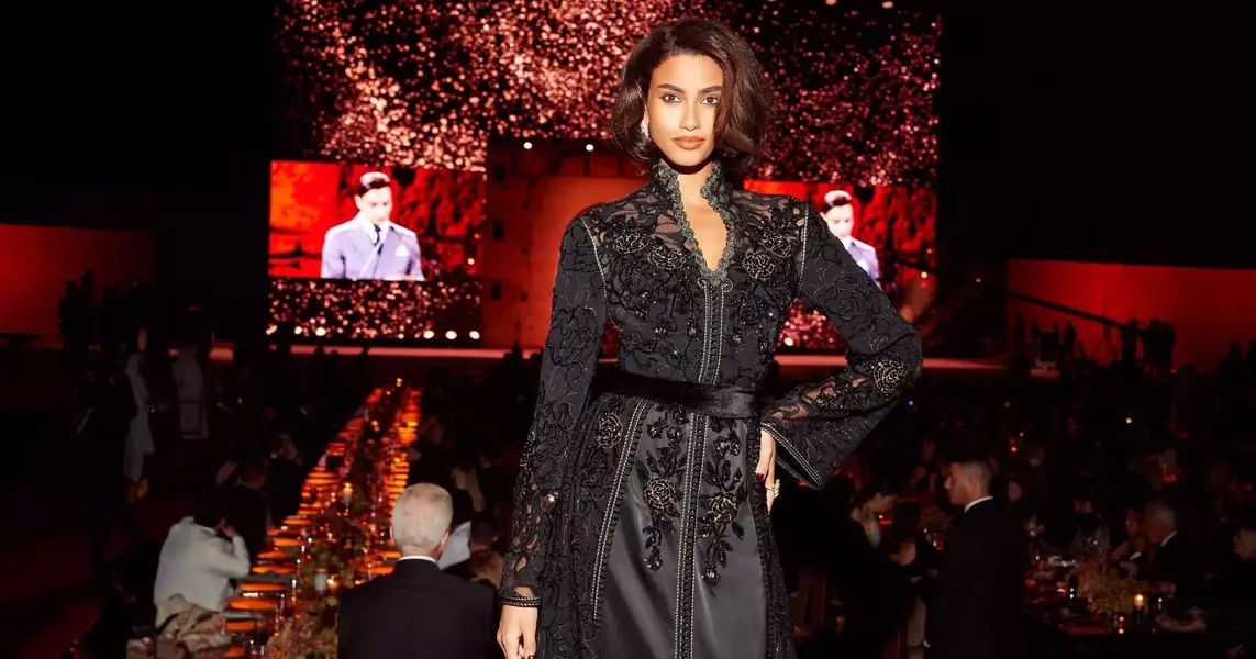 Marrakech Muse: Imaan Hammam's Captivating Journey at the Fashion Trust Arabia Awards