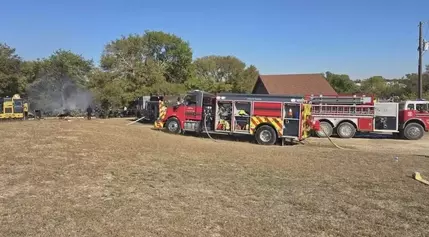 Gunter Volunteer Fire & Rescue respond to house fire, car wreck Sunday morning