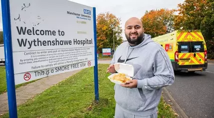 Man says he gets his food fix in hospital cafeterias: ‘Well worth a visit’