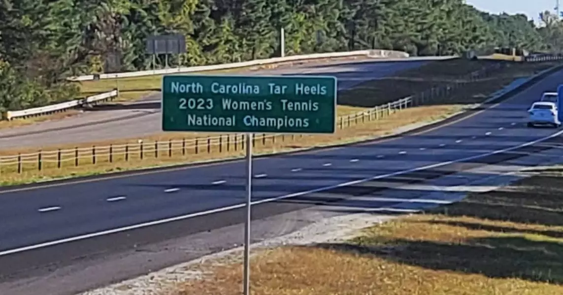 Commemorating Tar Heel Glory: The Story Behind the I-40 Championship Sign