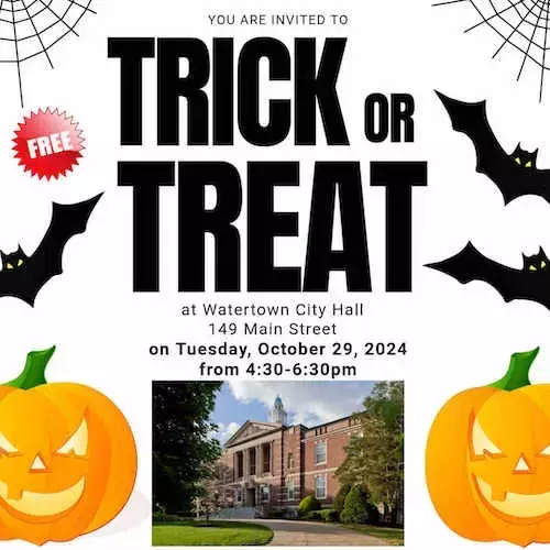 Kids Can Trick-or-Treat at Watertown City Hall