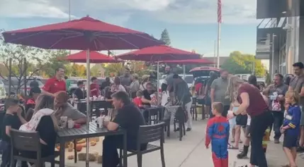 Local families delighted by free fall festival for kids at Chick-fil-A