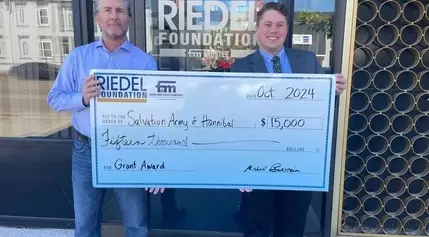 Riedel Foundation grants ,000 to boost Hannibal’s Salvation Army food services