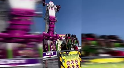 State fair ride leaves kids stuck upside down: ‘I was really scared’