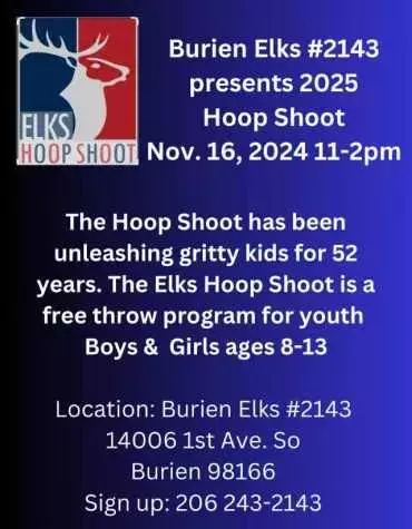 Elevating Young Hoopsters: Burien Elks #2143 Hosts Annual Hoop Shoot Contest