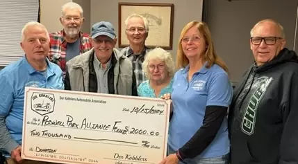 Car Club Donates To Roswell Park Alliance Foundation