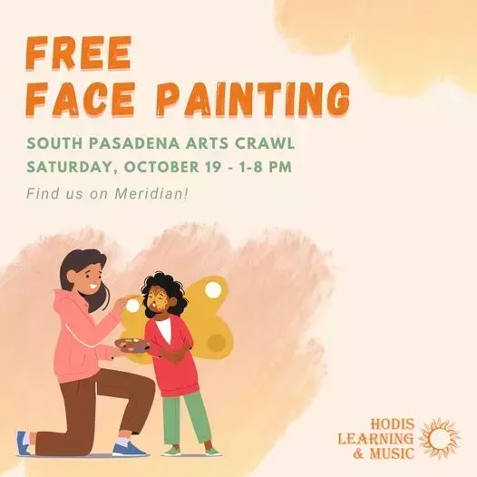 Face Painting at Hodis Learning & Music during Fall Arts Crawl on Saturday | The South Pasadenan