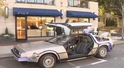 Wellesley dentist spreading smiles with ‘Back to the Future’ car – Boston News, Weather, Sports