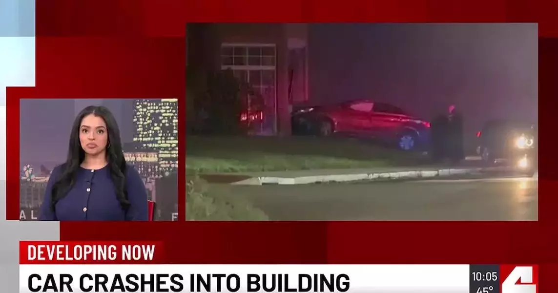 Car Crashes into Building in South City, St. Louis