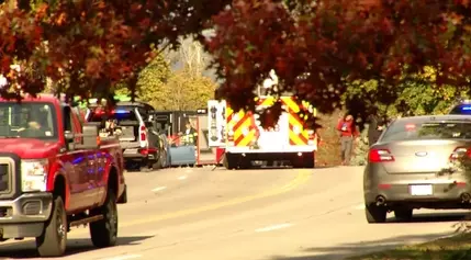 Car hits landscaping trailer in Webster, injuring two people