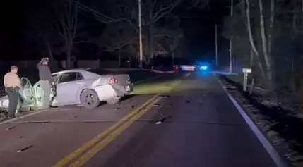 Tree Collision Leaves Two Injured in East Shelby County