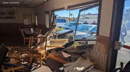 Car Collides with Flying Wok Buffet in Alexandria on Dec. 12