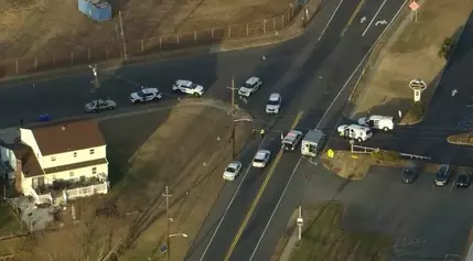 A school crossing guard is in critical condition after being hit by a car in Burlington, NJ.