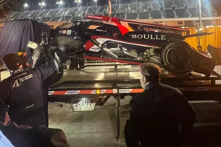 Chaos Unfolds at Rolex 24 At Daytona: Multi-Car Collision Disrupts Race