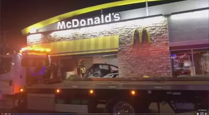 Vehicle Collides with McDonald's Restaurant in Joliet