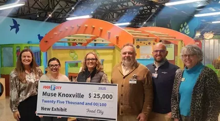 Food City's Generous Contribution Enhances Interactive Learning at Muse Knoxville