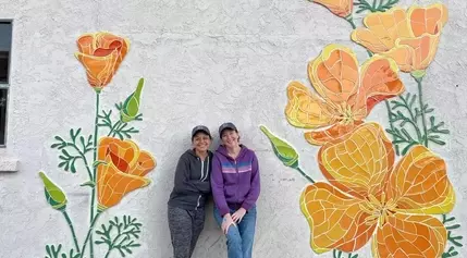 Unveiling the Artistic Masterpiece: Buellton's California Poppy Ceramic Mosaic