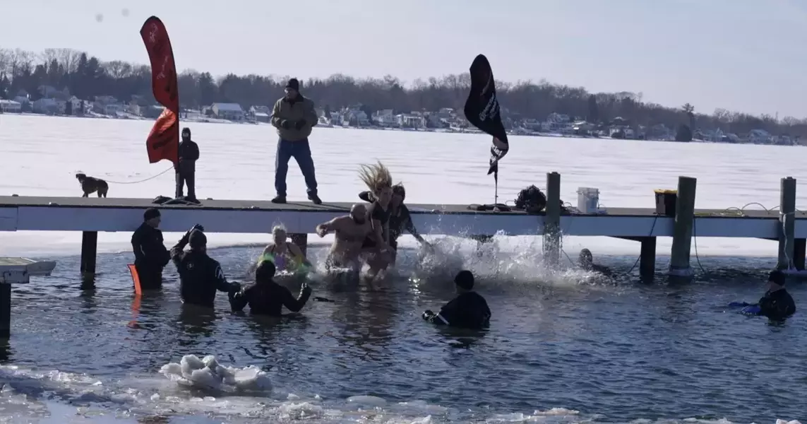 Clarklake's Annual Polar Plunge Surpasses Fundraising Goal for Special Olympics