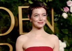 Emma Stone's Bold Hair Transformation Steals the Show at the 2025 Golden Globes